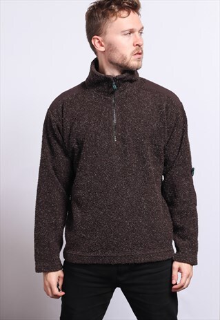 VINTAGE HALF ZIP FLEECE TOP