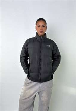 Dark Grey y2ks The North Face 550 Series Puffer Jacket Coat