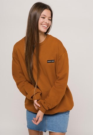 "CALGARY" SWEATSHIRT IN TOFFEE
