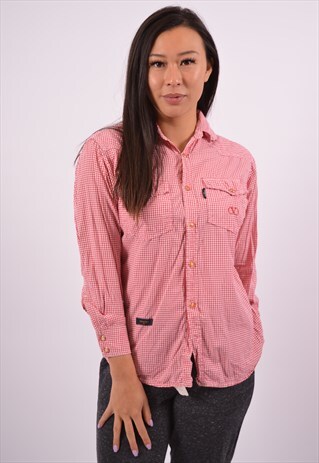 VINTAGE VALENTINO SHIRT CHECK RED
