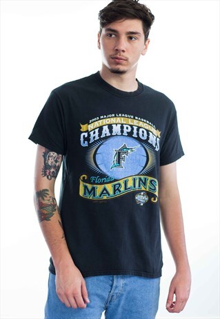 VINTAGE BASEBALL T-SHIRT LOGO M 6.6