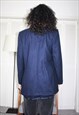 VINTAGE 80S BLUE PENDLETON HIGH QUALITY BLAZER JACKET