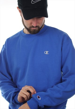 VINTAGE CHAMPION USA SMALL LOGO SWEATSHIRT JUMPER