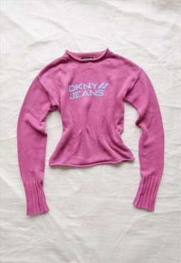 vintage DKNY Boxy Cropped Sweater