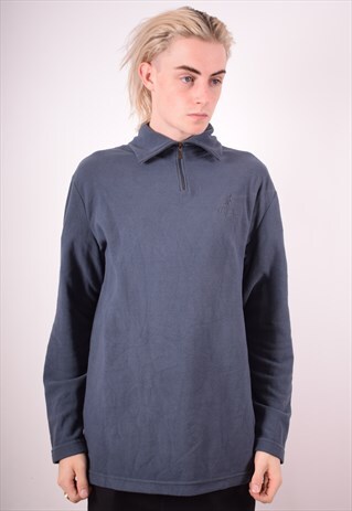 AUSTRALIAN L'ALPINA MENS VINTAGE FLEECE JUMPER XXL BLUE 90S