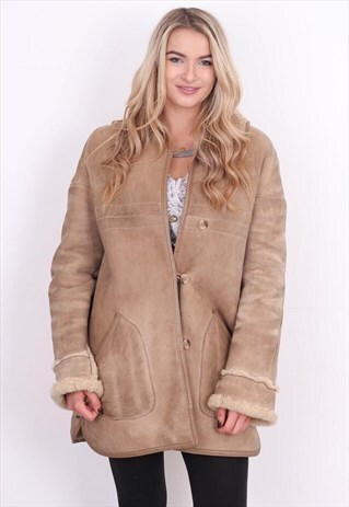 VINTAGE SHERPA SHEARLING COAT /CVFJ018