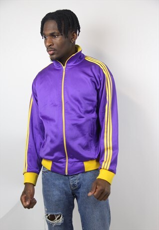 VINTAGE 90S PURPLE SILKY JACKET