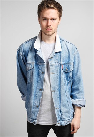 VINTAGE OVERSIZED DENIM JACKET