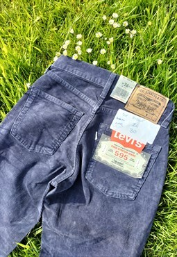 Vintage Levi Blue Corduroy Stretch Trousers