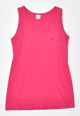 VINTAGE 90'S CHAMPION VEST TOP PINK