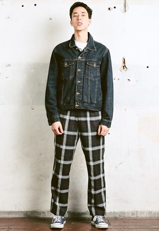 VINTAGE 90S BLACK DENIM JACKET
