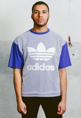 VINTAGE 90S ADIDAS MESH T-SHIRT