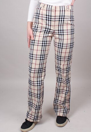 VINTAGE BURBERY CHECK TROUSERS ASM1949
