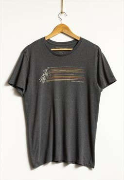 Vintage Ralph Lauren Grey Cotton Logo Tshirt 19261
