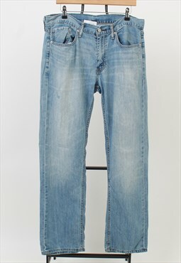 "Men's Vintage Levi's 559 Light Blue Denim Jeans W33/L34