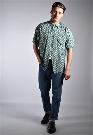 1990S ALLOVER PRINT SHIRT