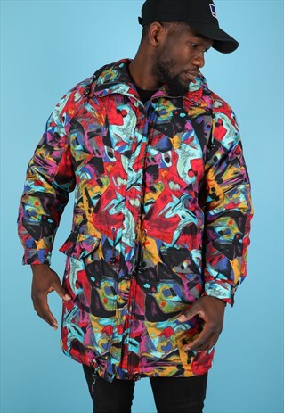 VINTAGE MULTICOLOUR SKI JACKET NJ20