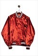 Vintage Club 21 College Jacket Plain Look Red