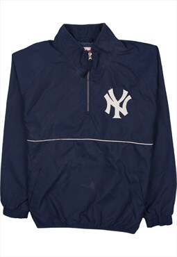 Vintage 90's Majestic Windbreaker New York Yankees Quater