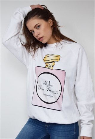 SWEATSHIRT 'NO1 ROSE FRANCAIS'