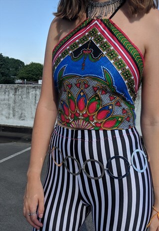 WOODSTOCK HALTER TOP
