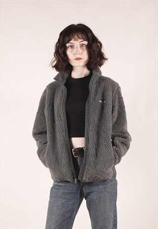 VINTAGE PATAGONIA SYNCHILLA GREY TEDDY FLEECE /MM2150