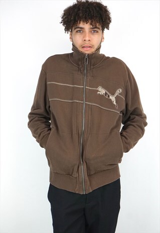 VINTAGE 90'S ZIP-UP PUMA SWEATSHIRT