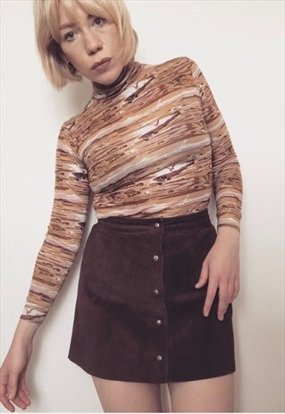 70S VINTAGE ROLL NECK TOP