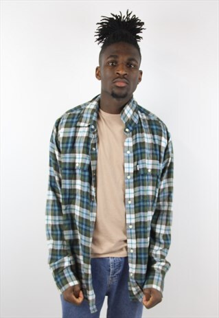 VINTAGE LEVI'S FLANNEL CHECK SHIRT