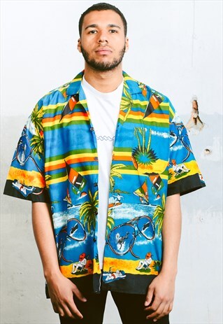 VINTAGE TROPICAL HAWAIIAN SHIRT