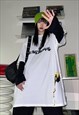 BOYS SLOGAN TEE GRAFFITI PAINT SUBCULTURE T-SHIRT WHITE