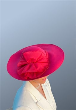 Vintage Pink Occasion Wedding Hat