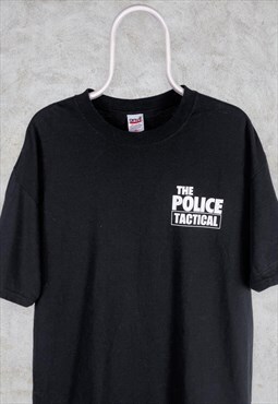 THE POLICE Band Tour Tactical Crew Roadie T Shirt 2007/08 XL