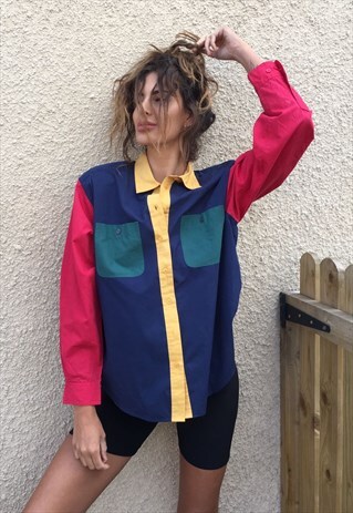 OVERSIZED RETRO 90S 80S VINTAGE UNISEX FESTIVAL SHIRT