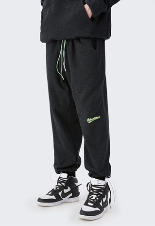 KALODIS DOUBLE-ROPE FOAM PRINT STRAIGHT-LEG CASUAL TROUSERS