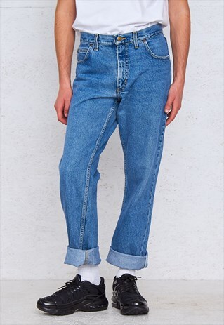 EXCHANGE VINTAGE BLUE LEE DENIM JEANS