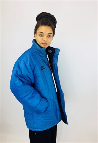VINTAGE 90S UMBRO REVERSIBLE PUFFER