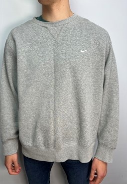 Vintage Nike sweatshirt in grey (XXL)
