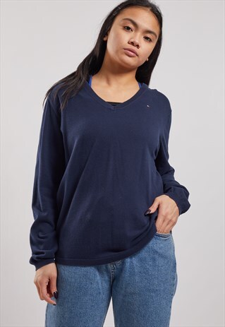VINTAGE TOMMY HILFIGER V-NECK JUMPER