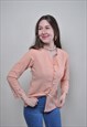 90S CUTE FLOWERS BLOUSE, VINTAGE PEARL BUTTONS EVENING SHIRT