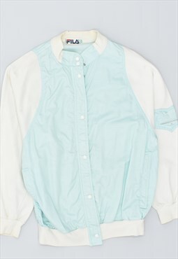 Vintage 90's Fila Tracksuit Top Jacket Turquoise
