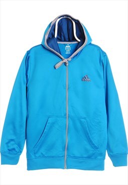 Blue Adidas Sports Hoodie - Large