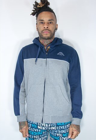 KAPPA VINTAGE HOODIE GREY