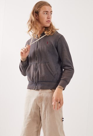VINTAGE RALPH LAUREN ZIP-UP HOODIE