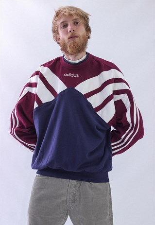NWT DEADSTOCK ADIDAS TEAM SOCCER TRAINING LOGO SWEATSHIRT