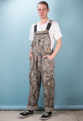 VINTAGE LIBERTY CAMO PRINT DUNGAREES UNISEX RARE 90S