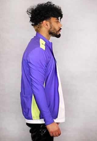 VINTAGE LUSSO PURPLE SPORTS TRACKSUIT JACKET