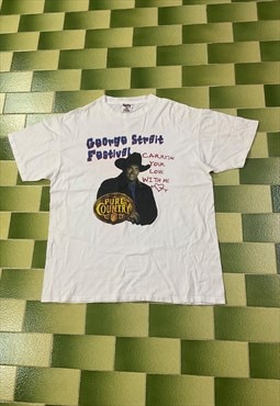 Vintage George Strait Festival 98 Tim McGraw Faith Hill Tee