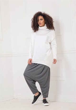 DROP CROTCH PANTS