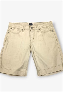 Vintage LEVI'S Denim Bermuda Shorts Cream W32 BV17614